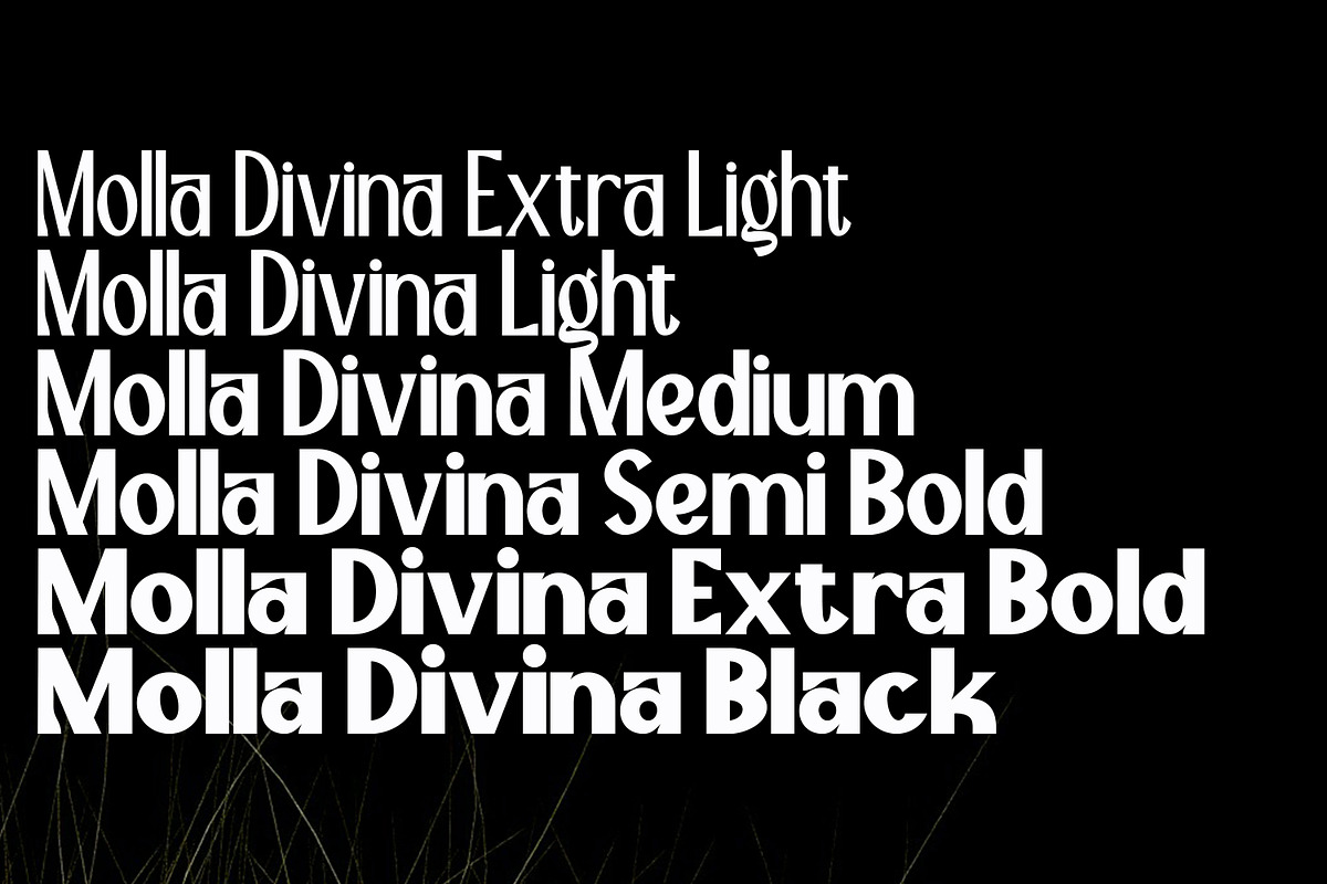 Molla Divina, a Sans Serif Font by Canden Meutuah (Photo 5 of 5)