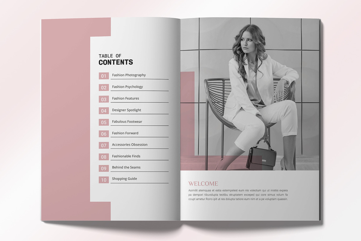 Modern Fashion Magazine, a Magazine Template by graphypix (Photo 4 of 9)