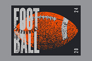 American Football grunge vector set., a Sport Illustration by PoPaShop (Thumbnail 5 of 6)