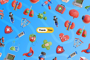 Healthcare and Medical 3D Icons, an Object 3D Model by Rakata Studio (Thumbnail 6 of 7)