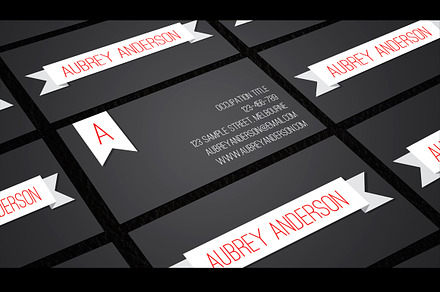 Aubrey Business Card Template
