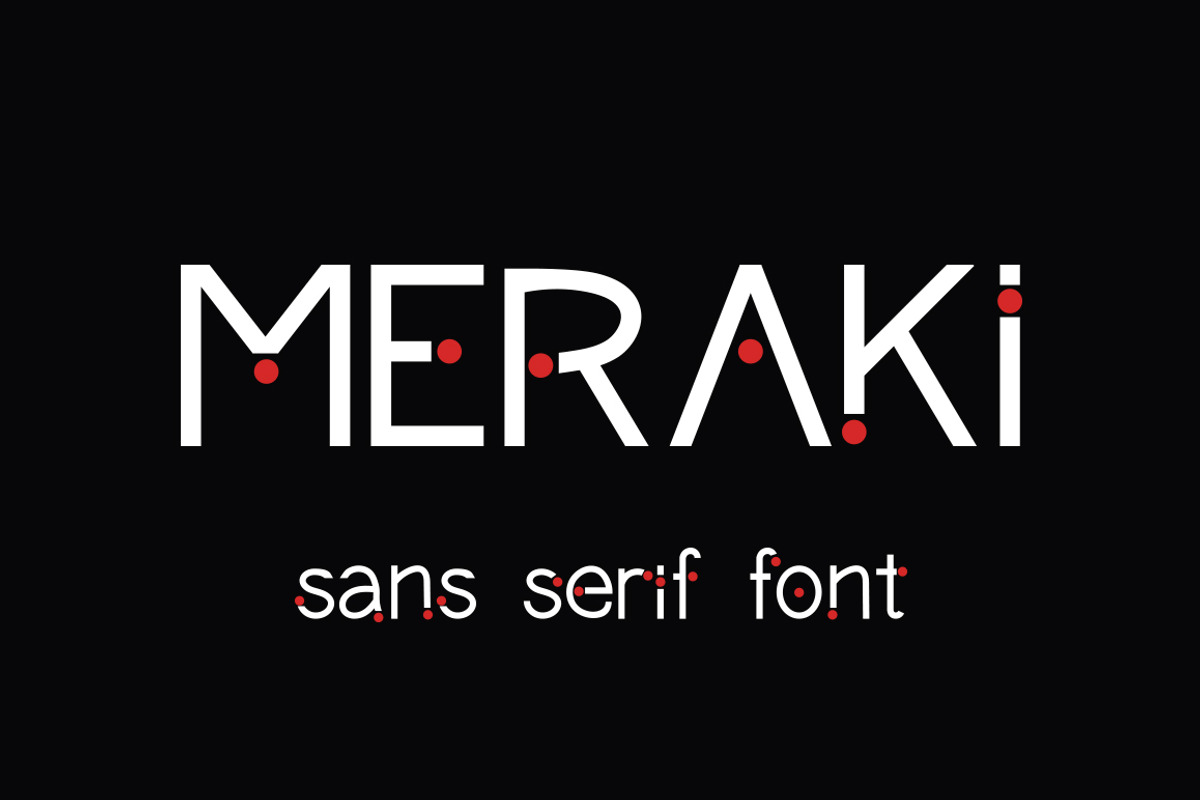 Meraki font.