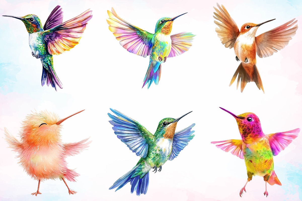 Cute Dabbing Hummingbird Sublimation, an Illustration by Canvas Craft (Photo 2 of 3)
