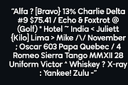 Wavehaus Sans Typeface, a Sans Serif Font by grahampaterson (Thumbnail 4 of 6)