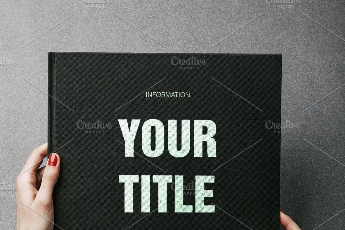 Big black book mockup, a Print Template by SFCRCH MOCKUPS (Photo 5 of 5)