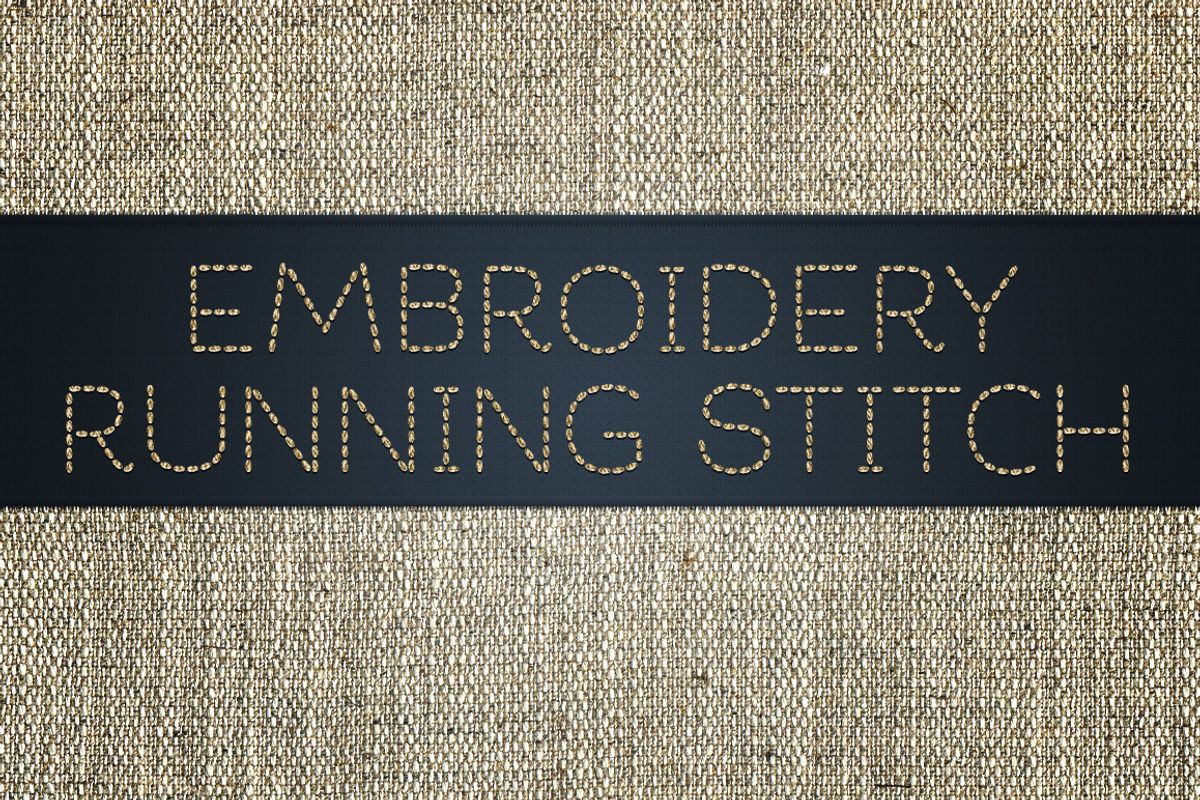 Embroidery Running Stitch