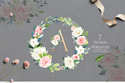 Floral Alphabet Design Set, a Decorative Illustration by Pixavics (Thumbnail 3 of 12)