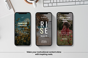100 Motivational Reels Templates, a Social Media Template by DigiPax (Thumbnail 4 of 10)