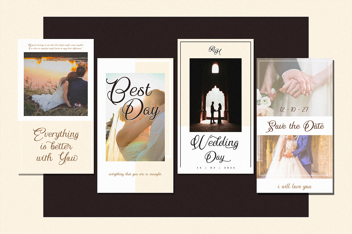 Ransvile Beauty | Wedding Script, a Script Font by StoricType (Photo 6 of 12)