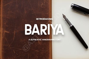 Bariya Modern Luxury Script Font | E, a Font by Astuti Studio