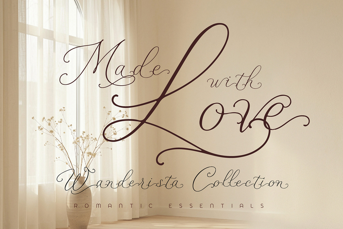 Wanderista - Handwritten Love, a Script Font by HypeWorksCo (Photo 12 of 21)