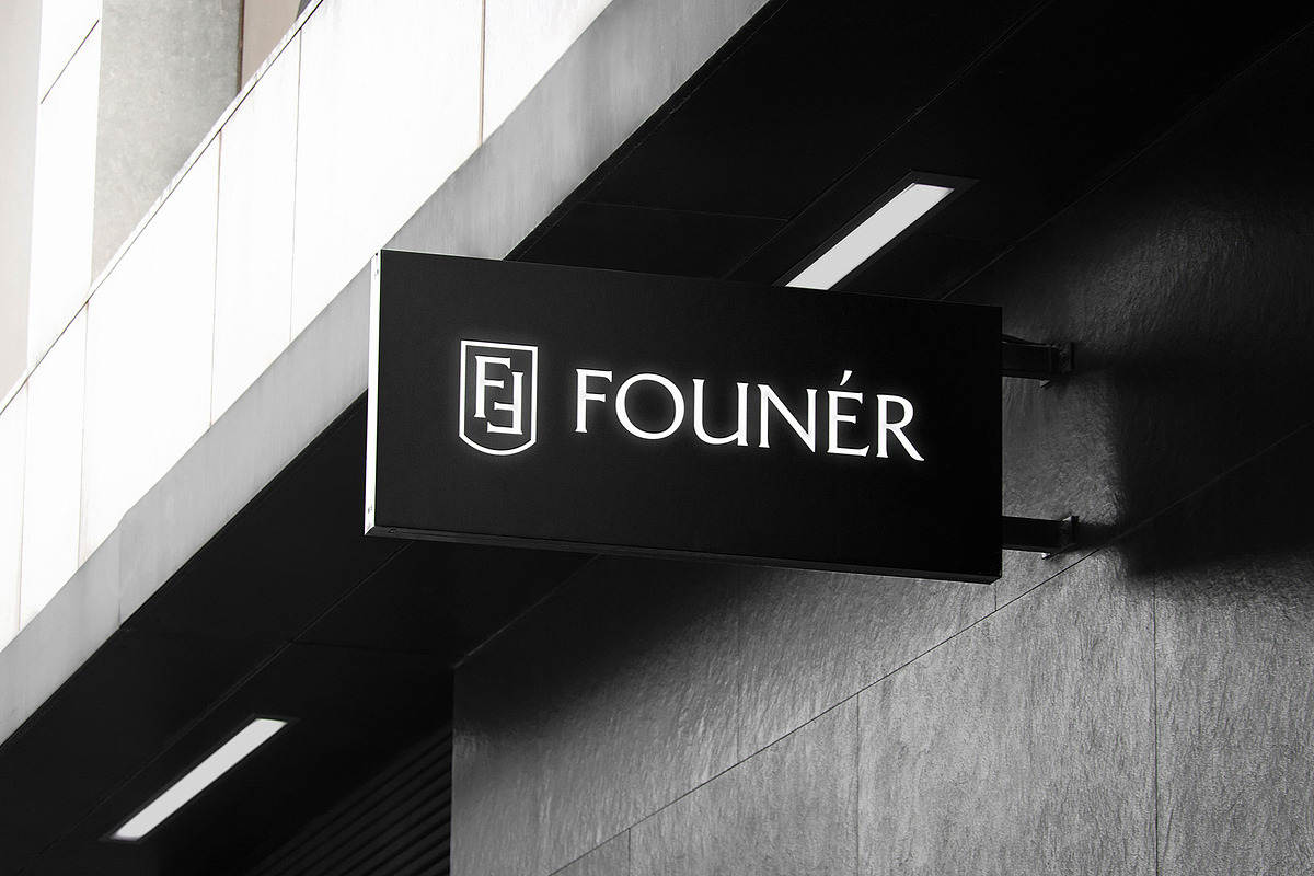 Logo Mockup Black Hanging Sign, a Product Mockup by Asylab (Photo 3 of 5)