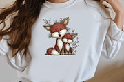 Whimsical fox Mother's day clipart, an Illustration by Designworld (Thumbnail 6 of 7)