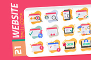 Website SEO & Technology Icons Pack, a Solid Icon by vladwel (Thumbnail 1 of 5)