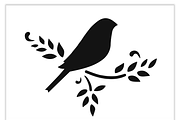 Elegant Bird Silhouette Design, a Technology Illustration by CarWrap design (Thumbnail 2 of 3)