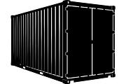 Shipping container silhouette, a Transportation Illustration by abu67222 (Thumbnail 2 of 13)