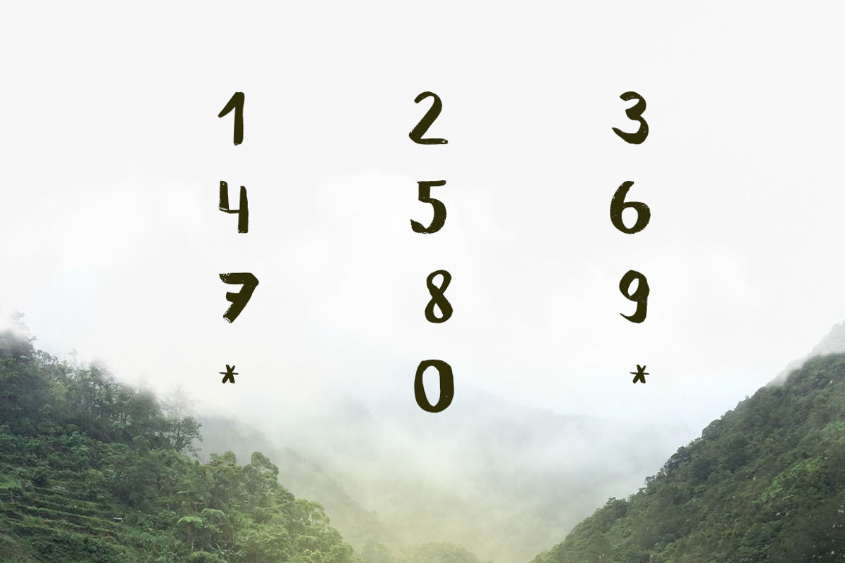 Banaue Handwritten brush font preview 5