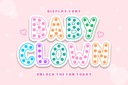 Simple Dots - Polka Dot Display Font, a Sans Serif Font by KiddoGlyphs Studio (Thumbnail 2 of 3)