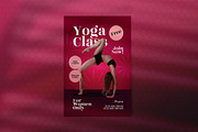 Yoga Class - Poster Template, a Poster Template by StreaksideStd (Thumbnail 2 of 2)