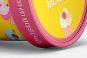 Ice Cream Tub Mockup - 8 views, a Packaging Mockup by Illusiongraphic (Thumbnail 12 of 19)