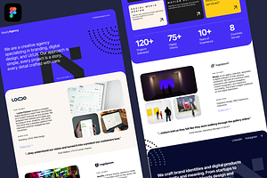 Design Agency Case Study Web Figma, a Landing Page Template by BeadyLab