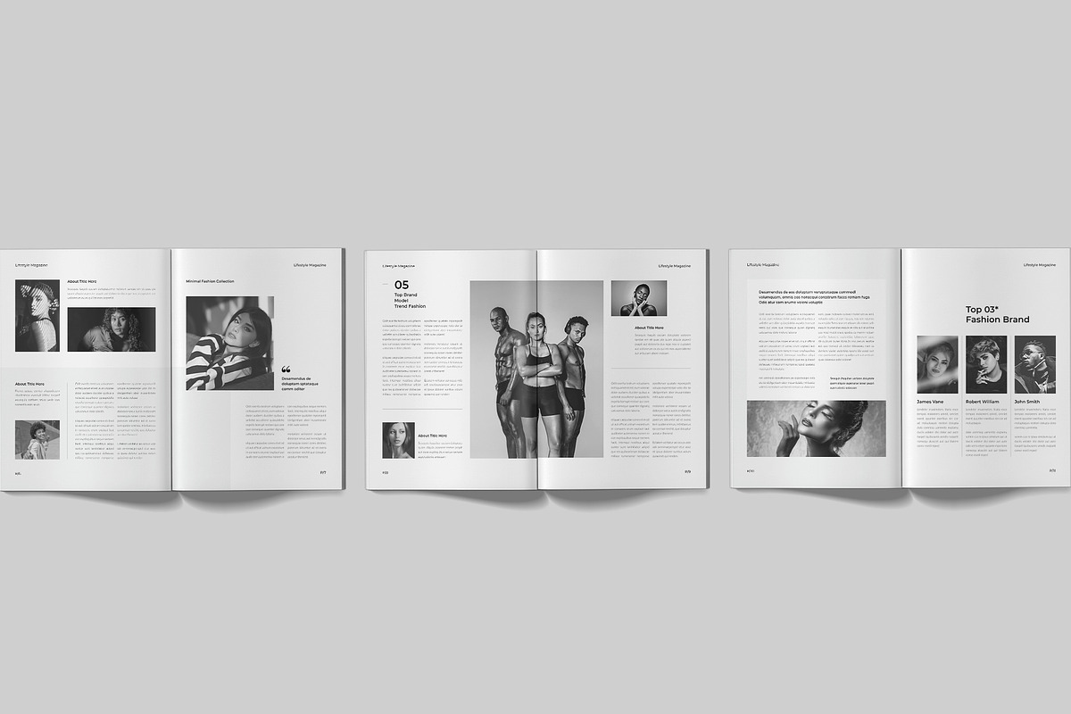 The Lifestyle Magazine Template, a Magazine Template by Spark_Creative (Photo 4 of 7)