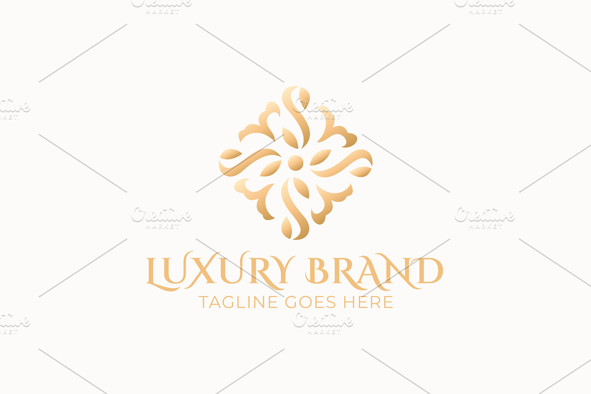 Luxury Floral Ornament Monogram Logo, a Branding & Logo Template by Signatoro (Photo 2 of 3)