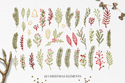 Merry Christmas set, a Decorative Illustration by Kate Macate (Thumbnail 2 of 4)