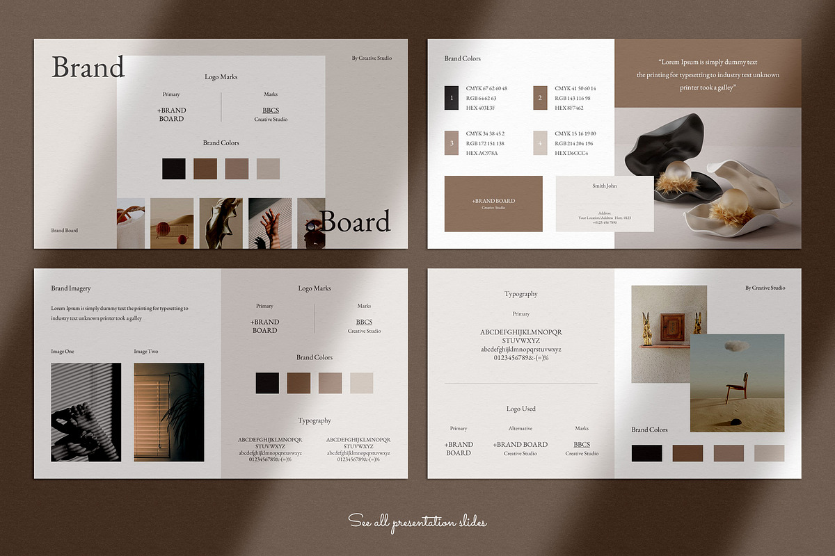 Brand Board Template, a Presentation Template by TemplatesForest