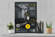 Home Decor Interior Sale Flyer, a Flyer Template by Boostock (Thumbnail 4 of 4)