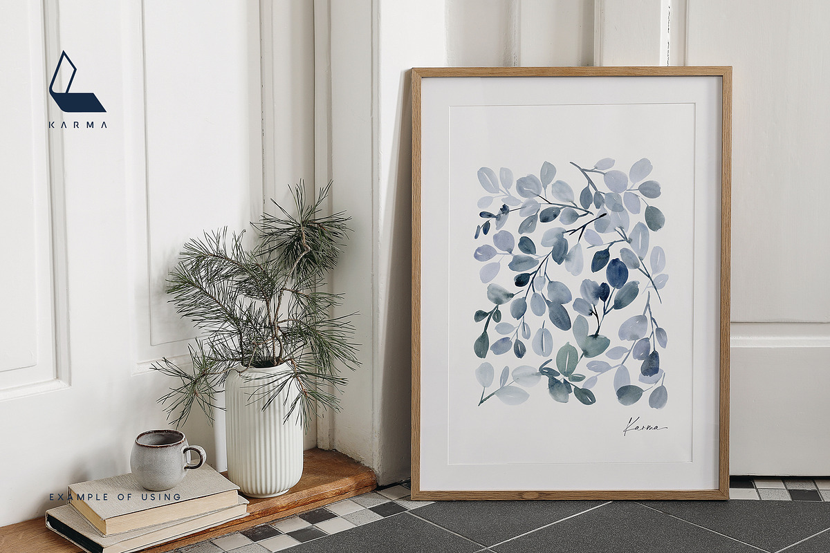Frosted Flow Watercolor Set, a Pattern Graphic by Karma (Photo 3 of 12)