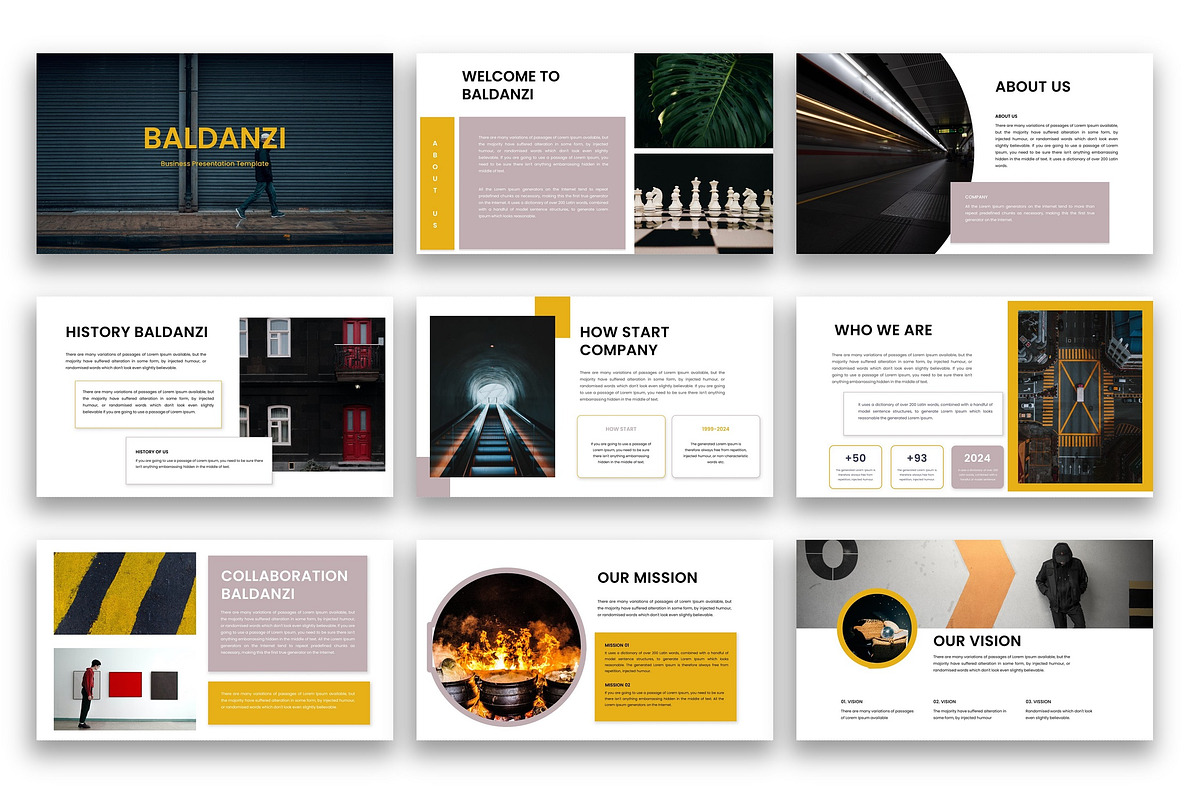 Baldanzi – Business PowerPoint, a Presentation Template by kreatifreya (Photo 2 of 5)