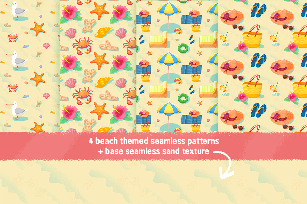 Beach Vacation set, an Object Graphic by KatPush (Photo 2 of 3)