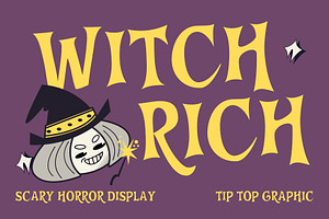 Witchrich – Scary Horror Font