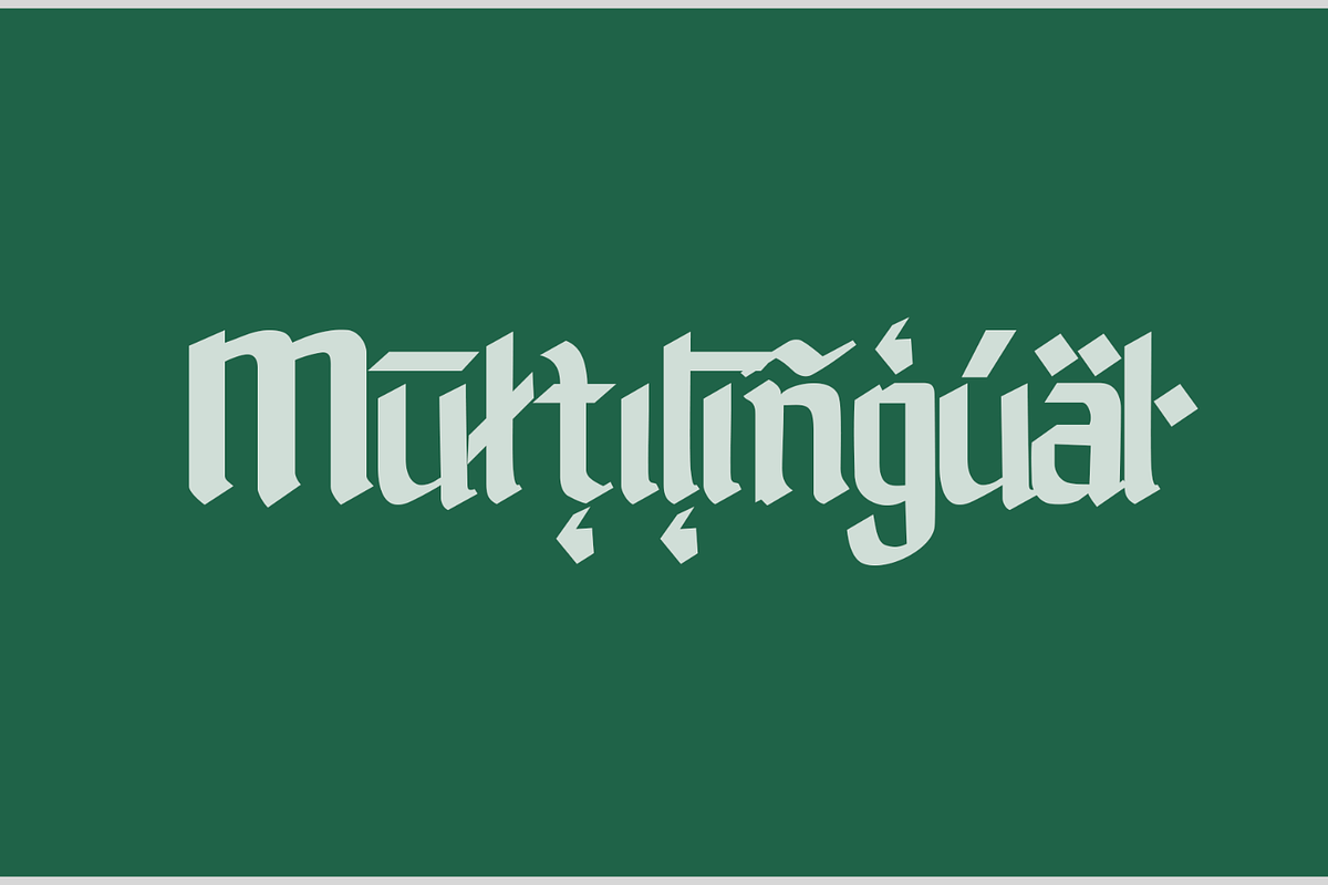 Kalufa | Blackletter, a Blackletter Font by Mofr 24 (Photo 6 of 8)