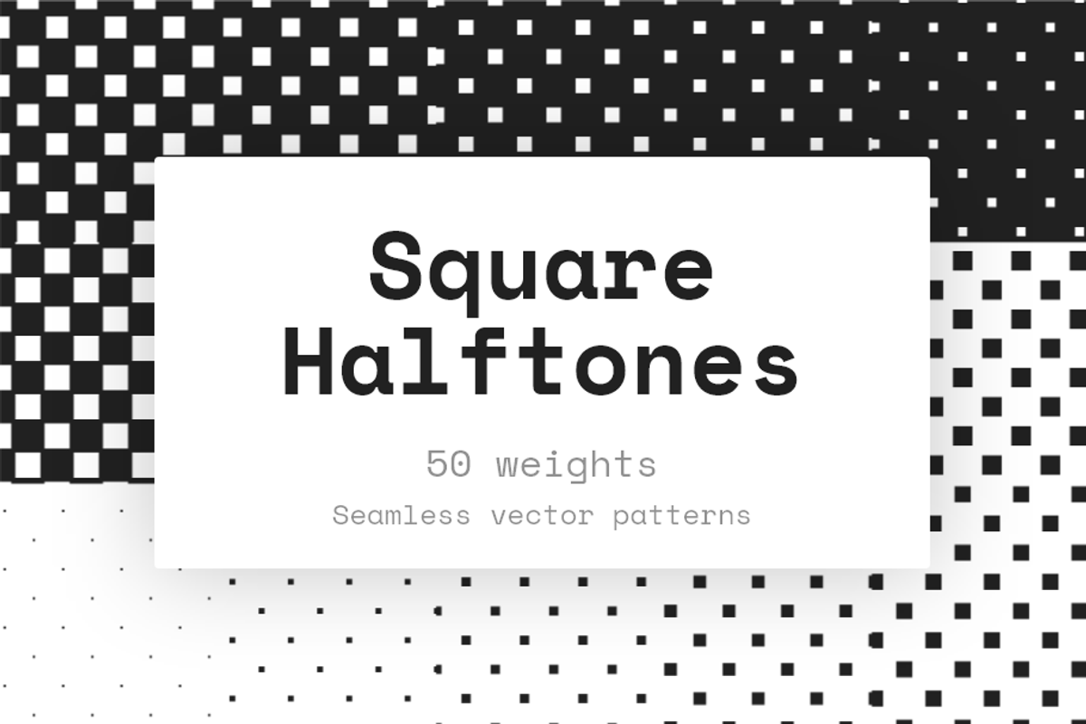 Square Halftones, a Pattern Graphic by Bold Stork (Photo 1 of 5)