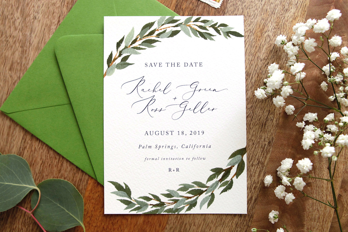 Save The Date Template - Verdes, an Invitation Template by Boelter Design Co (Photo 1 of 2)