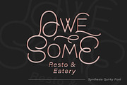 Synthesia Experimental Quirky Font, a Sans Serif Font by Letterhend Studio (Thumbnail 2 of 8)