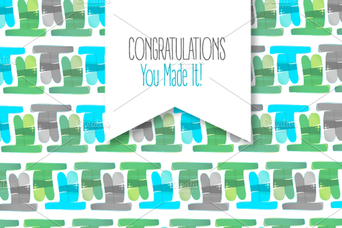 Congratulations Card Patterns preview 3