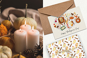 Thanksgiving Dinner watercolor set, an Illustration by Natalia Fedorova (Thumbnail 7 of 10)