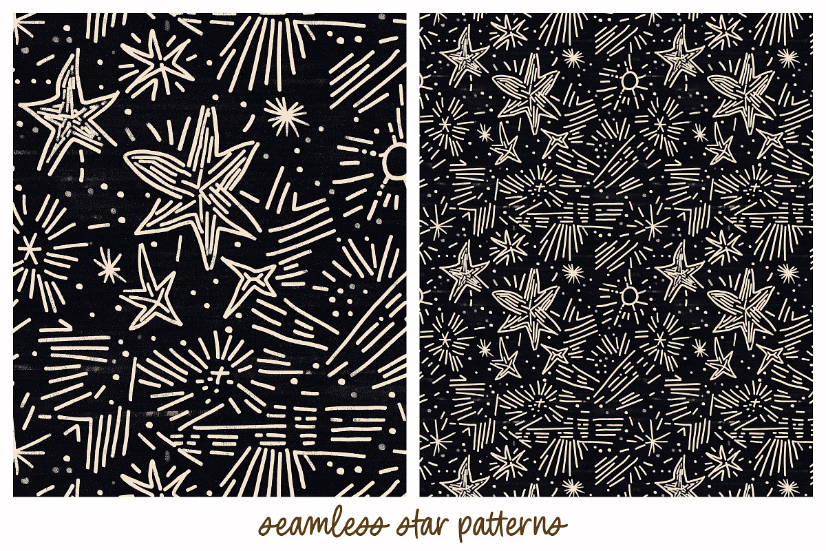 8 Seamless Star Patterns, a Pattern Graphic by DesignRocket (Photo 6 of 9)