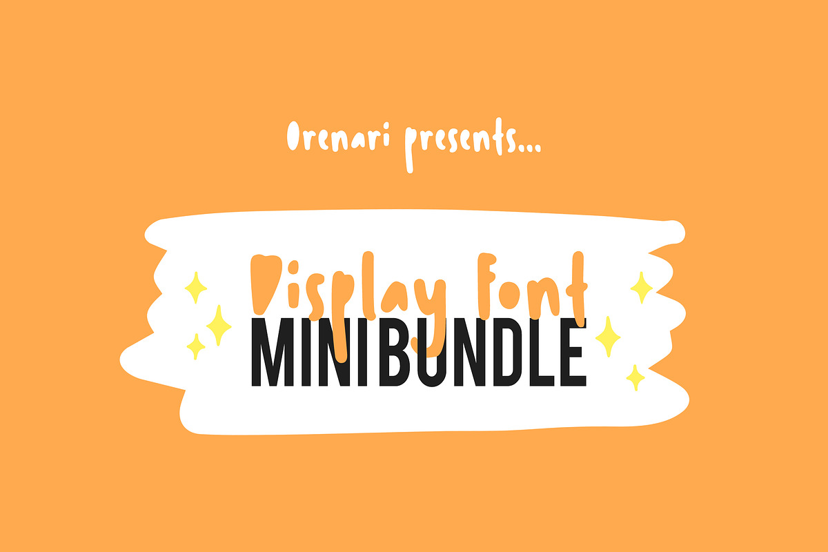 Display Font Mini Bundle By Orenari preview 2