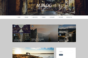 MBlog - Modern Premium Blog Wordpres