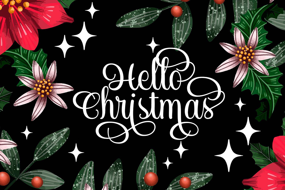 Christmas Moments, a Script Font by Doehantz Studio (Photo 5 of 10)