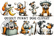 Quirky Funny Dog Clipart, an Illustration by OK Design (Thumbnail 2 of 6)