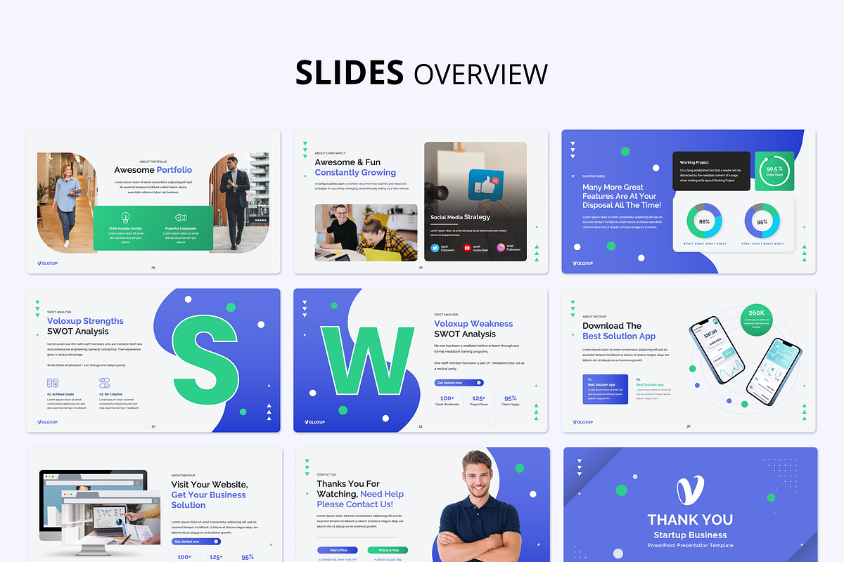 Voloxup – Startup Business Plan PPTX, a Presentation Template by Premast (Photo 4 of 8)