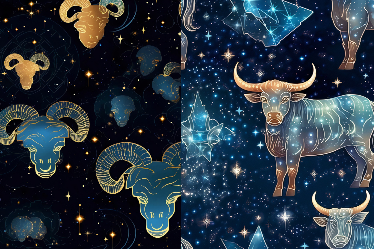 Zodiac Seamless Digital Paper, a Pattern Graphic by Agnesagraphic (ID 95) (Photo 3 of 7)