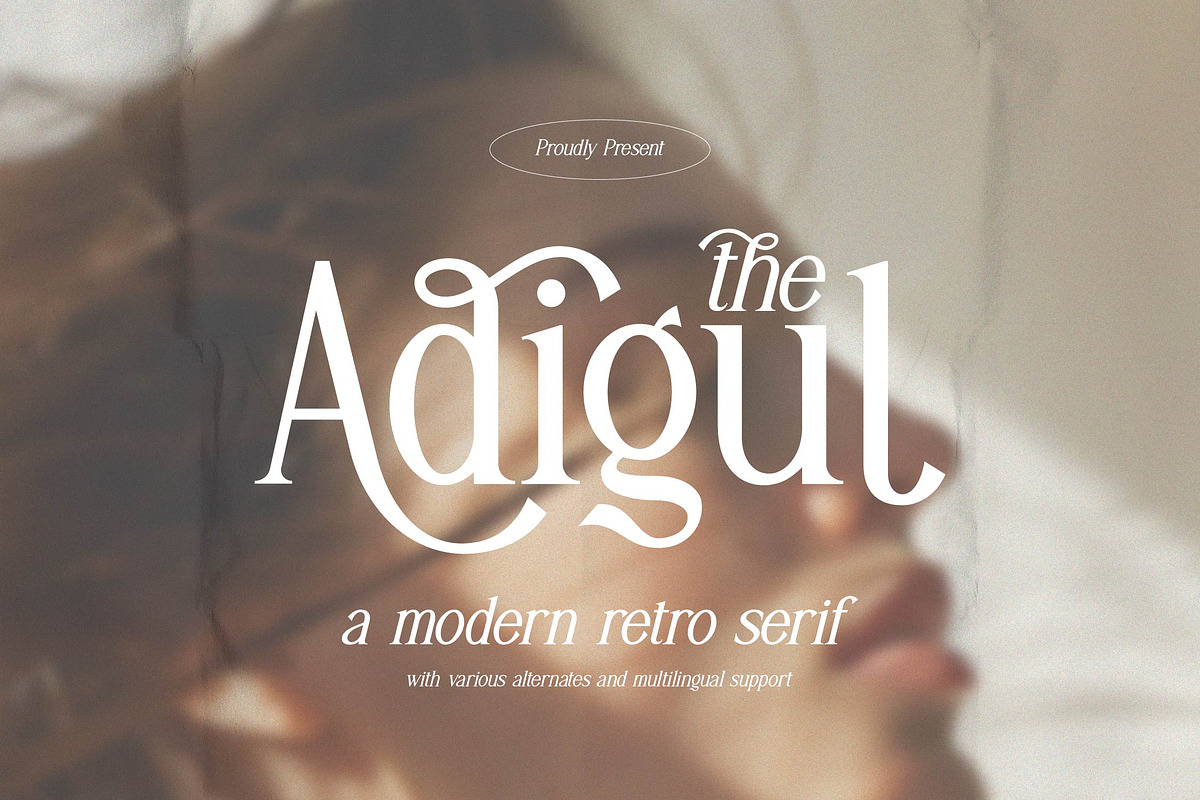 Adigul | Modern Serif, a Serif Font by Denustudios (Photo 1 of 13)