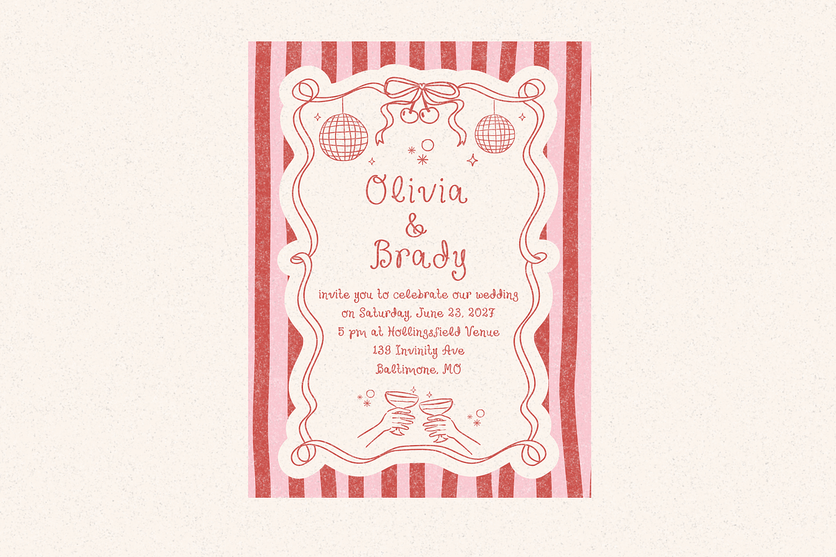 Peachette - A Playful Font, a Handwritten Font by etigletters (Photo 2 of 7)