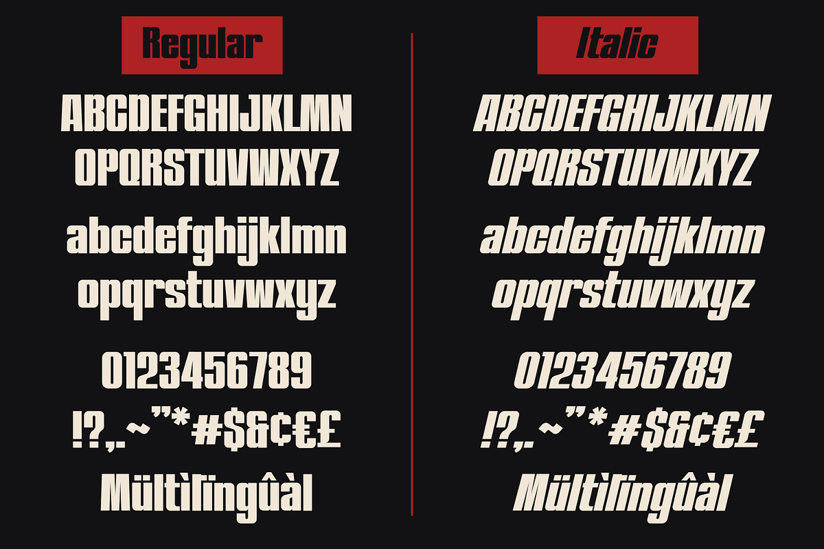 Vultem Sqor - Bold Condensed Display, a Sans Serif Font by Gumrega Studio (Photo 7 of 8)